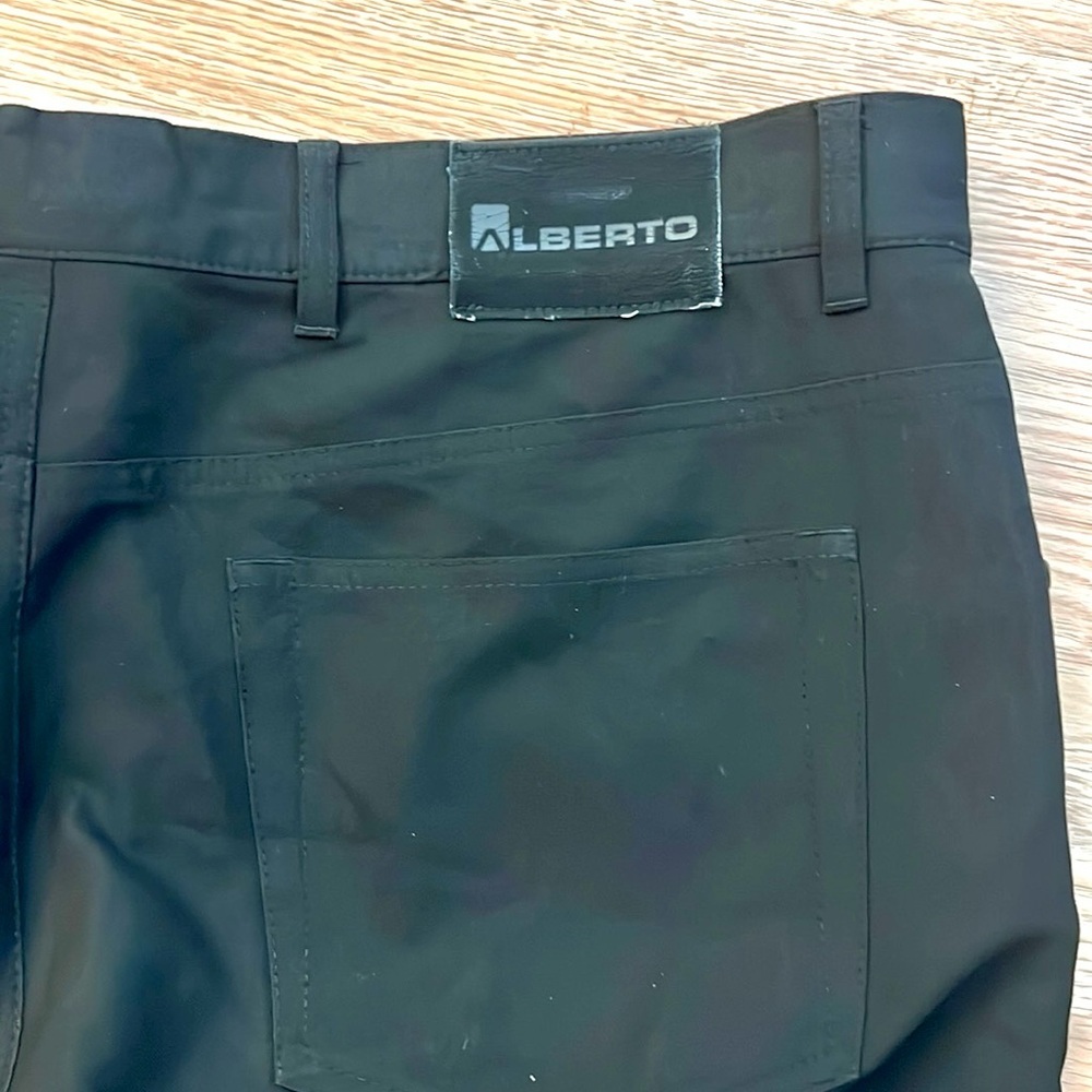 Alberto,German, Ceramica Tom Comfort -Fit Black Pants Size, EU 52 = US 36 x 32 - Picture 6 of 12